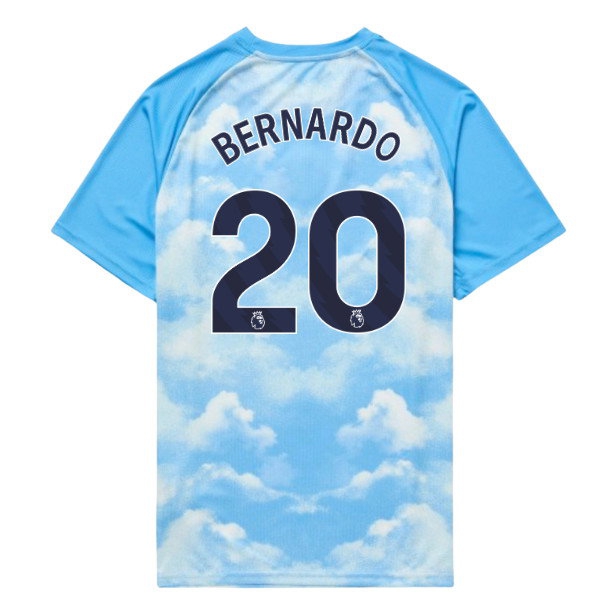 2026 2027 Man City Warm Up Blue) Kids Kit (Icy (Bernardo 20)-ProGear Kits
